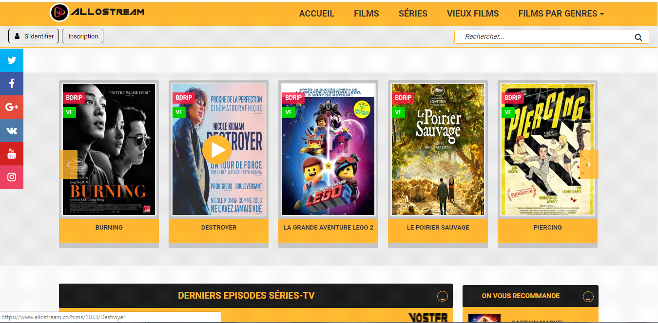 Quel est le meilleur site de Streaming gratuit pour regarder des films et séries ? Toutes les